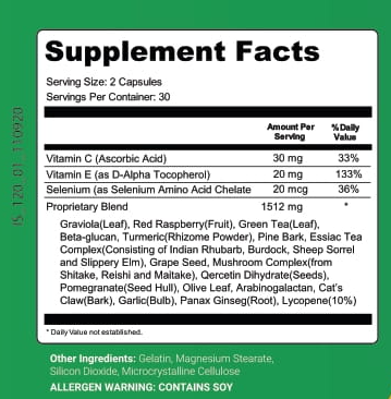 Keravita Pro Supplement Label