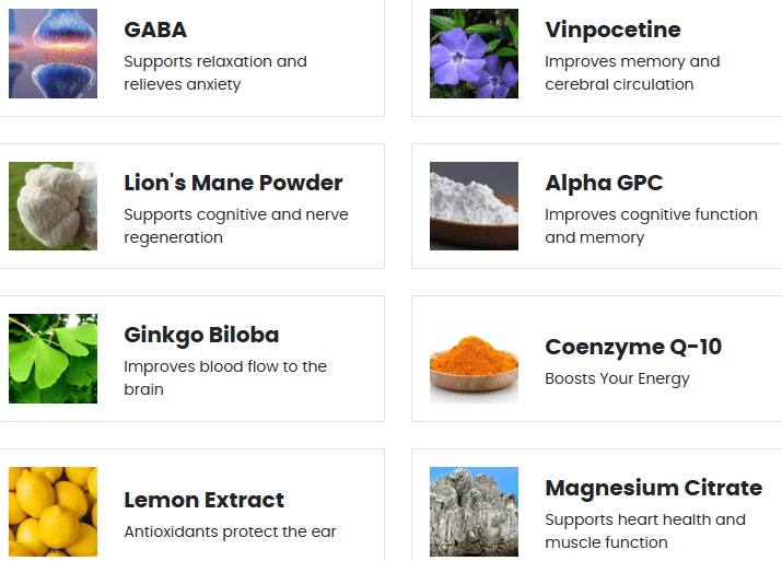 CerebroZen Ingredients